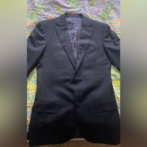 Navy striped Ermenegildo Zegna designer suit, size 36r (46r European)